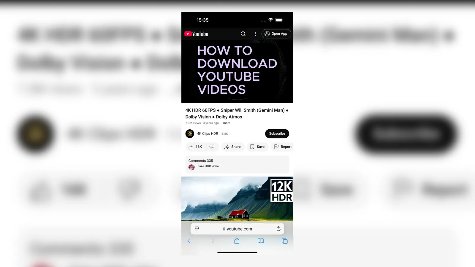 How to Download YouTube Videos from iOS iPhone 14 Pro Max